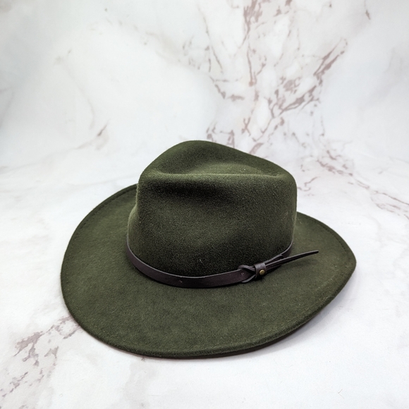 Scala Accessories Scala Hat Wool Green Vintage Felted Mens Small